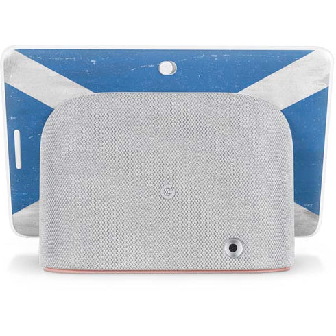 Scotland Flag Distressed Google Home Hub Skin
